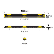 1650mm Rubber Wheel Stops - AS2890.1-2004 - TradersOfOz