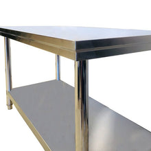 304 Stainless Steel Kitchen Bench 900x600x800mmH - TradersOfOz