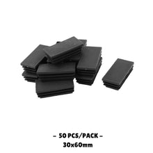 30x60MM - Rectangular Plastic End Caps - 10PCS/50PCS - TradersOfOz
