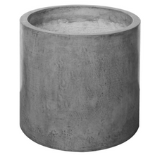 Large Cylinder Outdoor Plant Fibre Clay