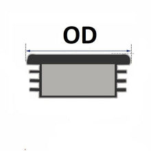 13x13MM - Square Plastic End Caps - 10PCS/50PCS - TradersOfOz