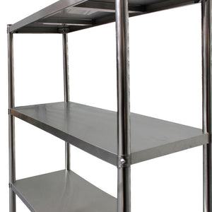 150 x 60 x 180cm- 400kg Load Heavy Duty Stainless Steel Shelves - TradersOfOz