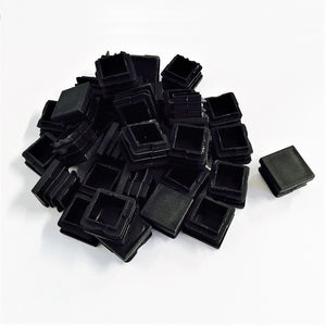 15x15MM - Square Plastic End Caps - 10PCS/50PCS - TradersOfOz