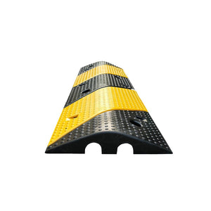 1m 2 Channel 15T Load Heavy Duty Rubber Speed Hump Cable Cover - TradersOfOz