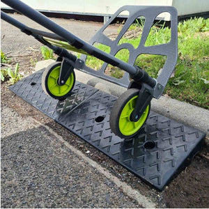 1m Threshold Ramp 100mmH (kerb ramp rubber black) - TradersOfOz