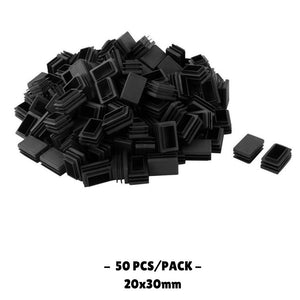 20x30MM - Rectangular Plastic End Caps - 10PCS/50PCS - TradersOfOz