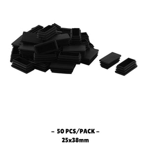 25x38MM - Rectangular Plastic End Caps - 10PCS/50PCS - TradersOfOz