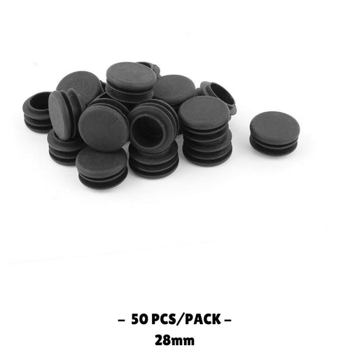 28MM - Round Plastic End Caps - 10PCS/50PCS - TradersOfOz