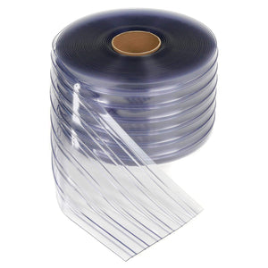 300mm x 3mm Clear Ribbed PVC Roll 20m - Heavy Duty - TradersOfOz