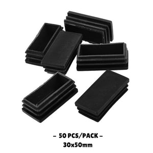 30x50MM - Rectangular Plastic End Caps - 10PCS/50PCS - TradersOfOz