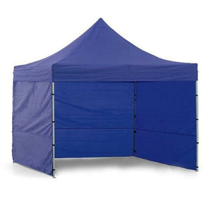 3x3m Blue Pop Up Marquee Gazebo with Walls - TradersOfOz