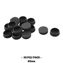 40MM - Round Plastic End Caps - 10PCS/50PCS - TradersOfOz