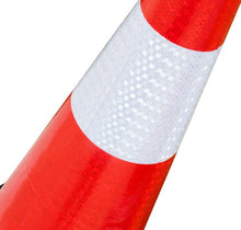 450mm Small Traffic Cone with Reflective Stripes - Rubber - TradersOfOz