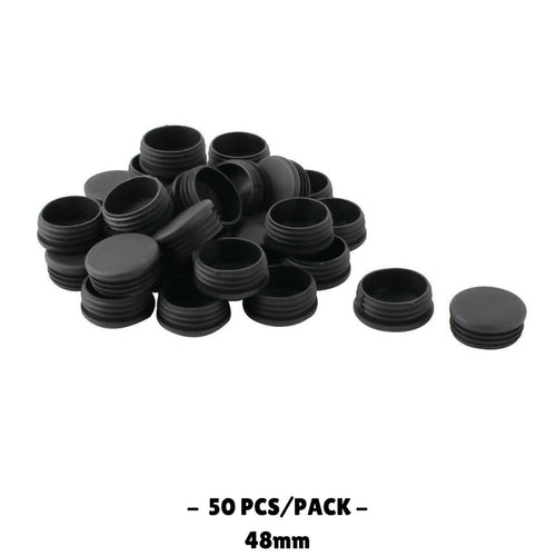 48MM - Round Plastic End Caps - 10PCS/50PCS - TradersOfOz