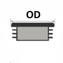 60x60MM - Square Plastic End Caps - 10PCS/50PCS - TradersOfOz