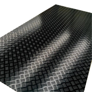 Aluminium Charcoal Metallic Checker Plate Sheet - 1.4MM Powder coated - TradersOfOz