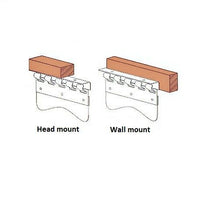 DIY OVERLAP STANDARD PVC Strip Door Curtain Kit - 50M Roll - 1000MM Bracket - TradersOfOz