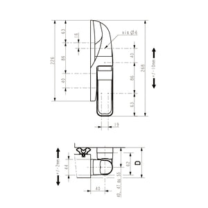 Heavy Duty Fermode Interchangeable Cam-Rise 1570 Hinge Left/Right Hand Doors - TradersOfOz