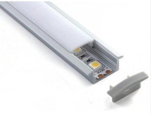 LED Aluminum Reccess channel OZ-chnel-01-2M) - TradersOfOz