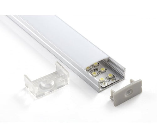 LED Aluminum Surface channel OZ-chnel-02-2M) - TradersOfOz