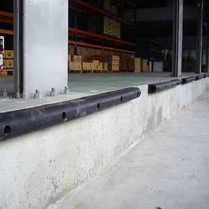 Loading Dock Bumpers 1000mm Rubber D-section - TradersOfOz