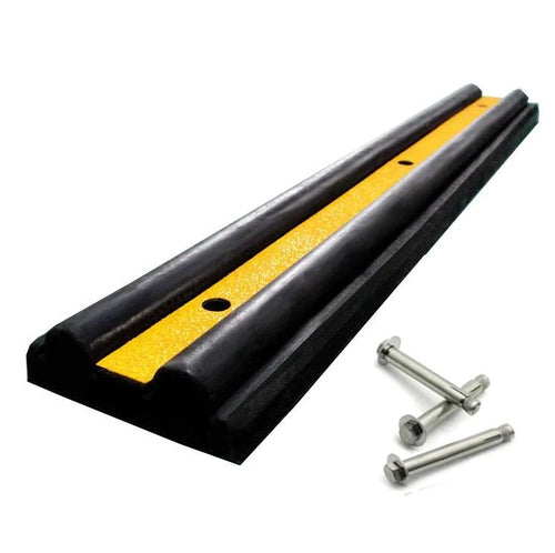 Loading Dock Rubber Bumpers B-Section 1000mm with Fixing Bolts - TradersOfOz