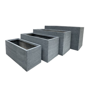 Outdoor Large Trough Planter Box Grey - TradersOfOz