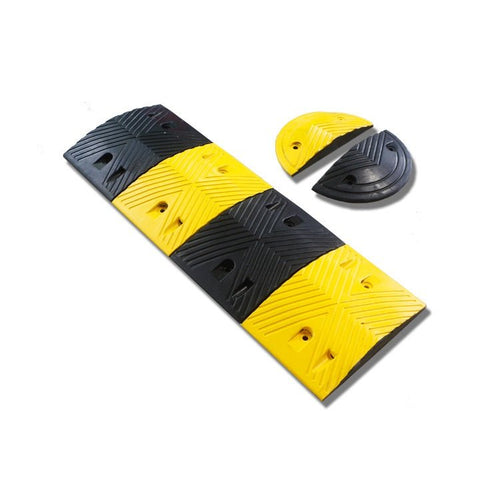 Rubber Speed Hump Modular 60 t load with edges - TradersOfOz