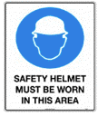 Safety Helmet Must Be Worn In This Area - TradersOfOz