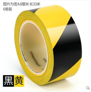 Safety Tape Black and Yellow 50mm x 33m - TradersOfOz
