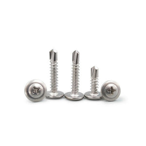 Self Drilling Stainless Steel Screws Button Head M4.2x38mm 50PCS/300PCS - TradersOfOz