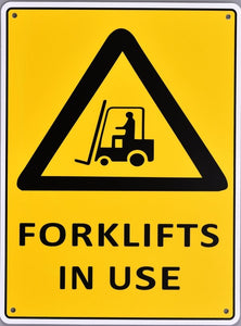 Warning Sign - Forklifts in Use - TradersOfOz