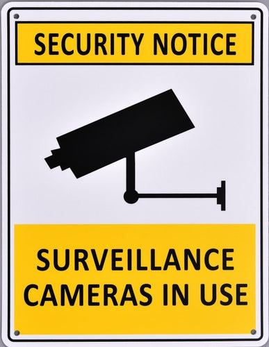 Warning Sign - Surveillance Cameras in Use - TradersOfOz